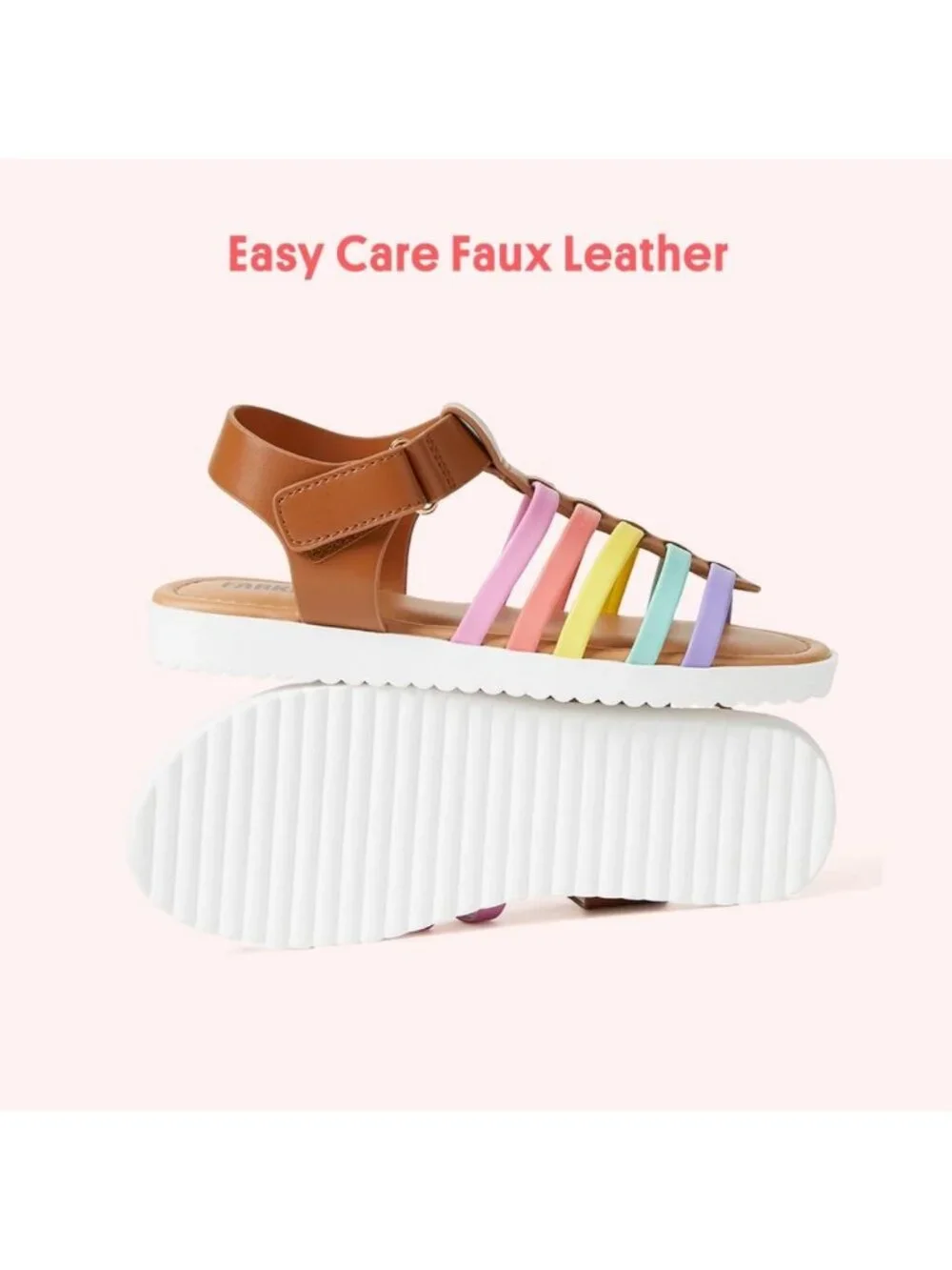 Stylish Girls' Gladiator Strappy Sandals - Perfect for Summer & Playtime!